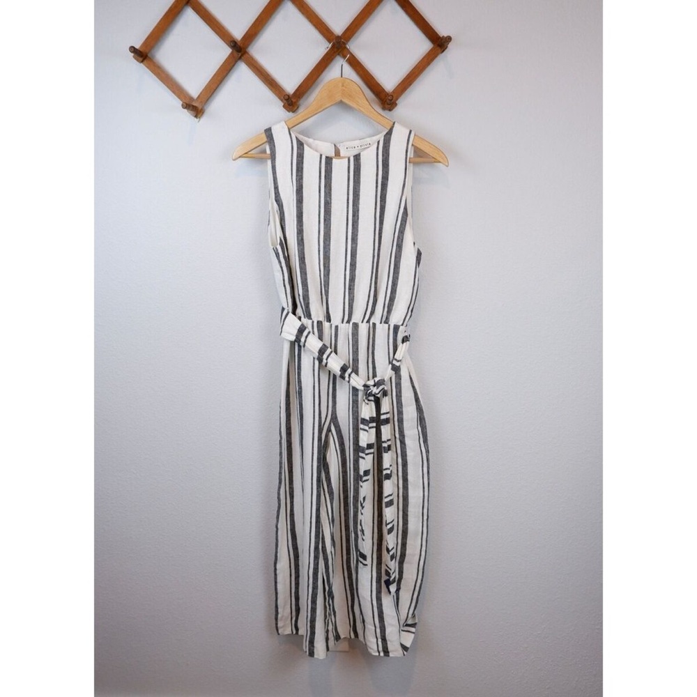 Alice and Olivia linen jumpsuit
